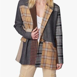 Blank NYC patchwork blazer